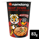Namdong Instant Jjigae Noodle Pots – 8 Pack (Chicken 84g, Beef 83g, Kimchi 83g)