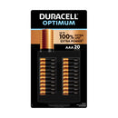 Duracell Optimum AAA Batteries - 20 Pack